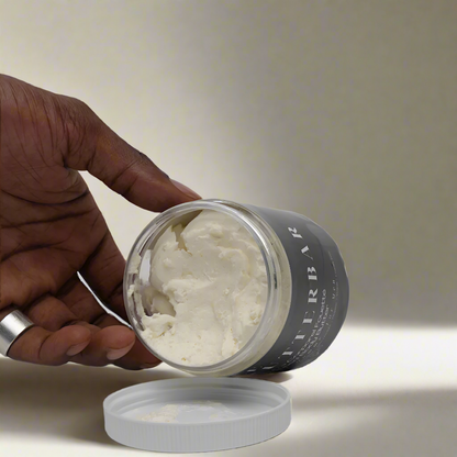 Whipped shea butter body butter for men