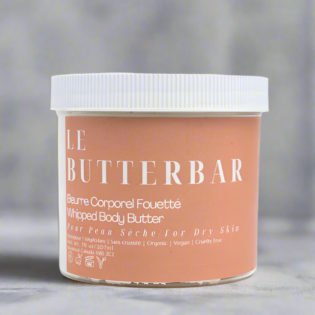 Whipped body butter for dry skin