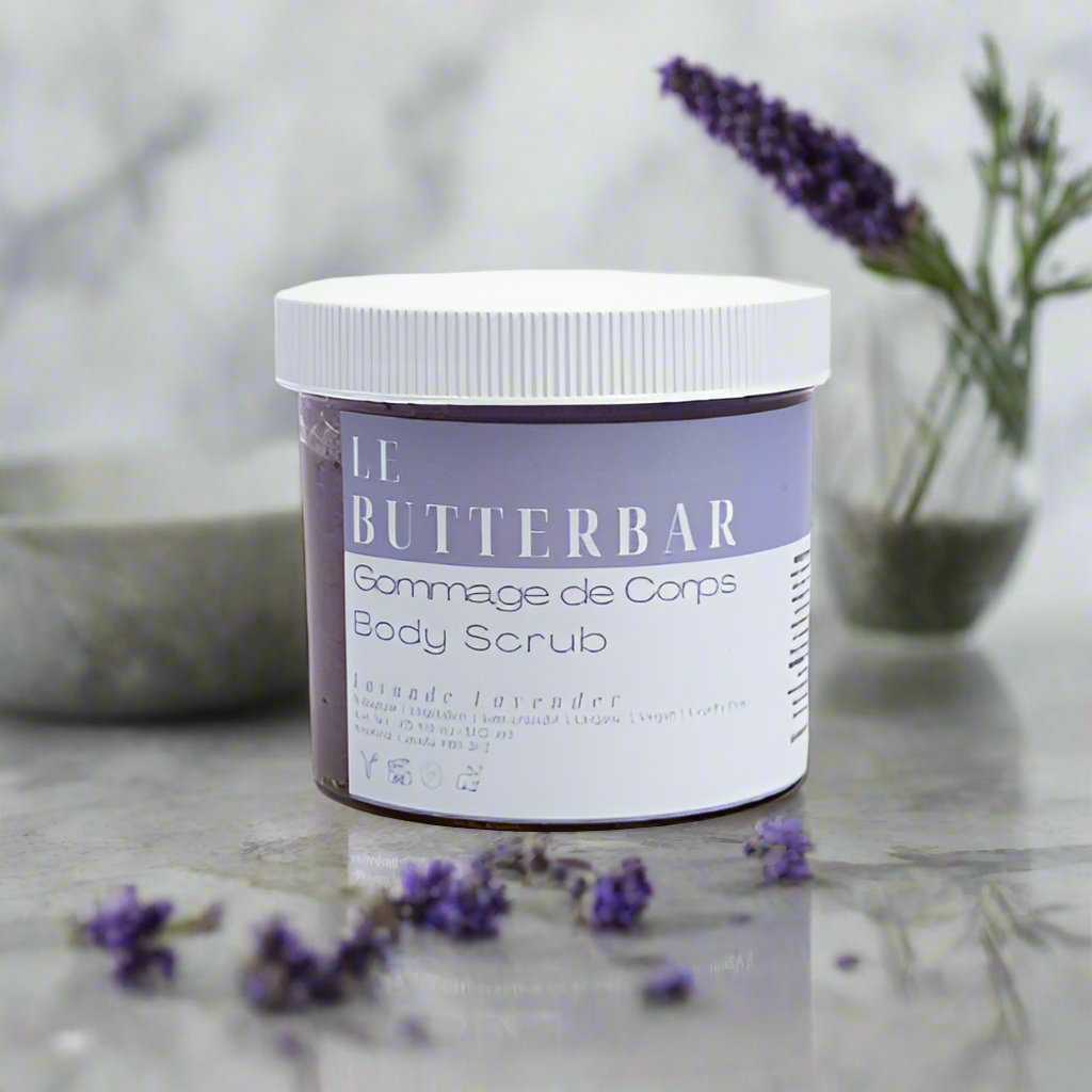 lavender body scrub